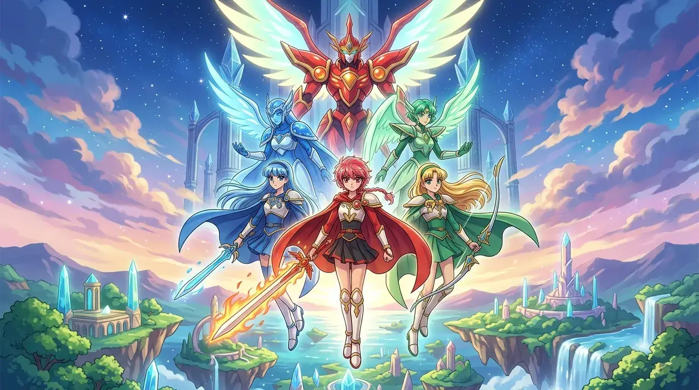 "Magic Knight Rayearth" revela nuevo tráiler, elenco adicional y temas musicales para su regreso al anime
