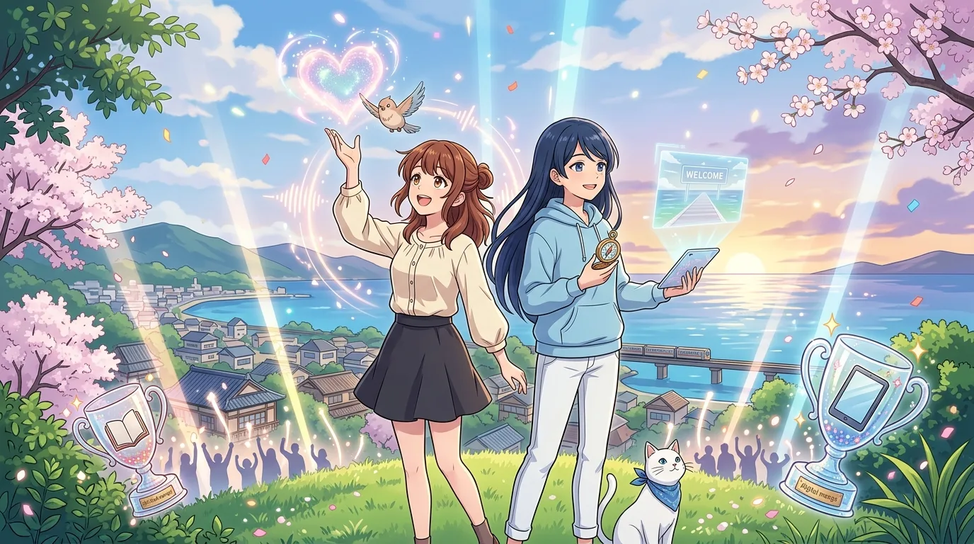 Ilustración conceptual referencial de Kadokawa revela a los ganadores del Next Manga Award 2026