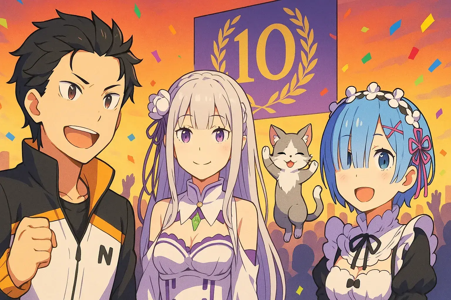 Subaru Natsuki no descansará: Re:Zero tiene cuerda para diez años más